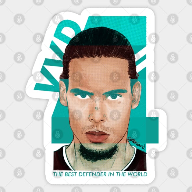 VVD4 Virgil Van Dijk Sticker by cattafound